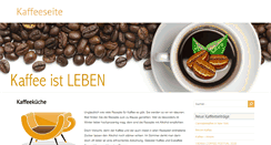 Desktop Screenshot of kaffeeseite.com